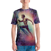 Coastal Escape All-Over Print Men's Crew Neck T-Shirt - Beyond T-shirts